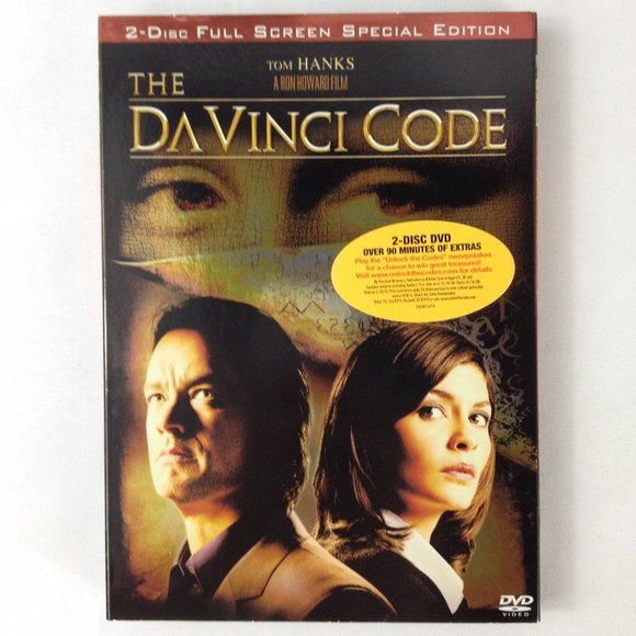 The Da Vinci Code - 2006 - Special Edition 2 Disc Set & Slip Cover - DVD - Used - Picture 1 of 7
